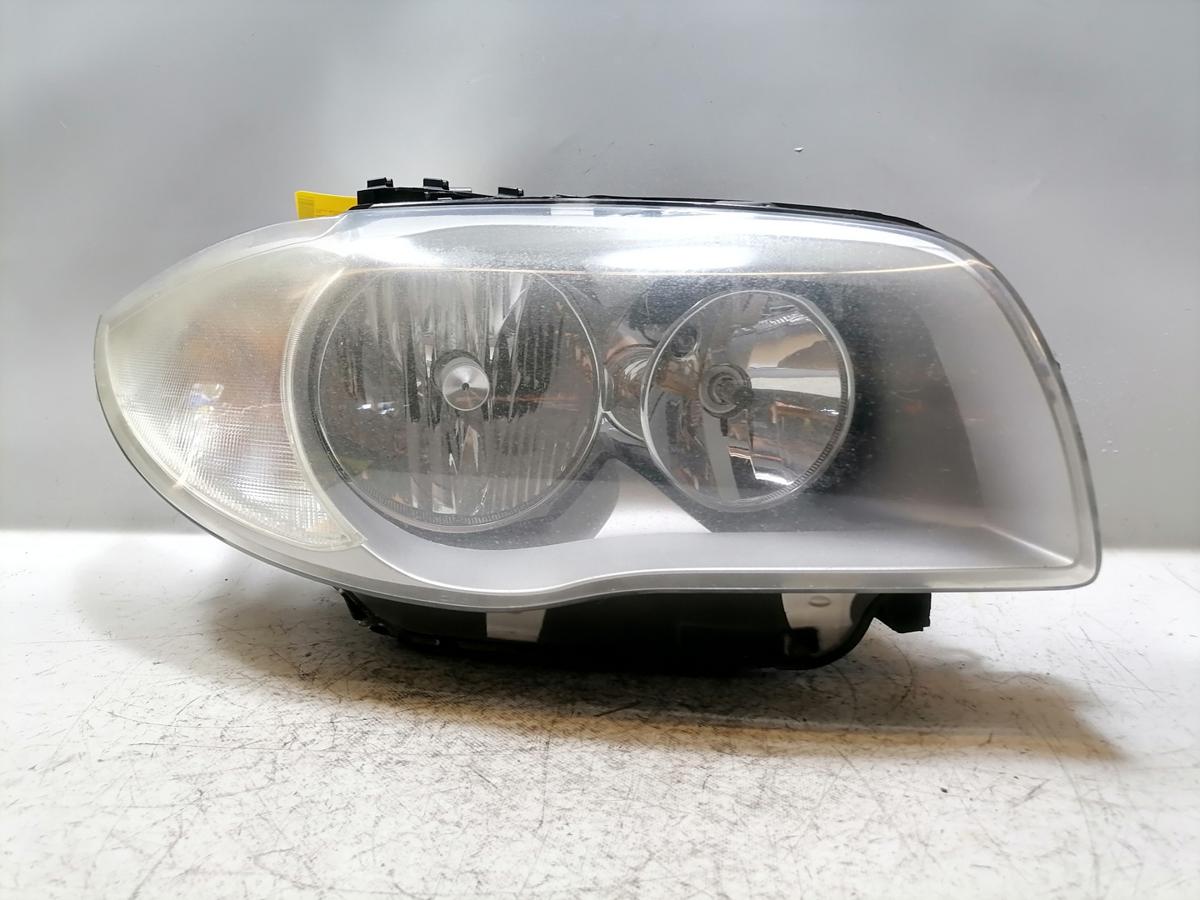BMW 1er E87 original Scheinwerfer vorn links Halogen leicht vergilbt Bj.2005